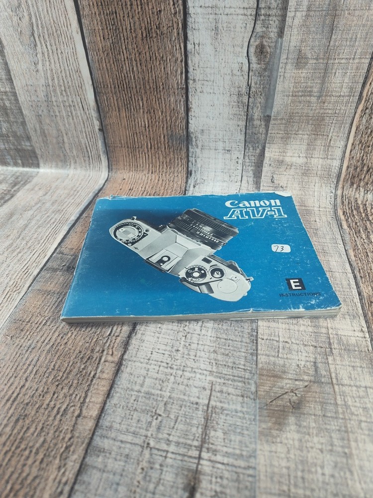 Canon AV-1 Camera Instruction Manual