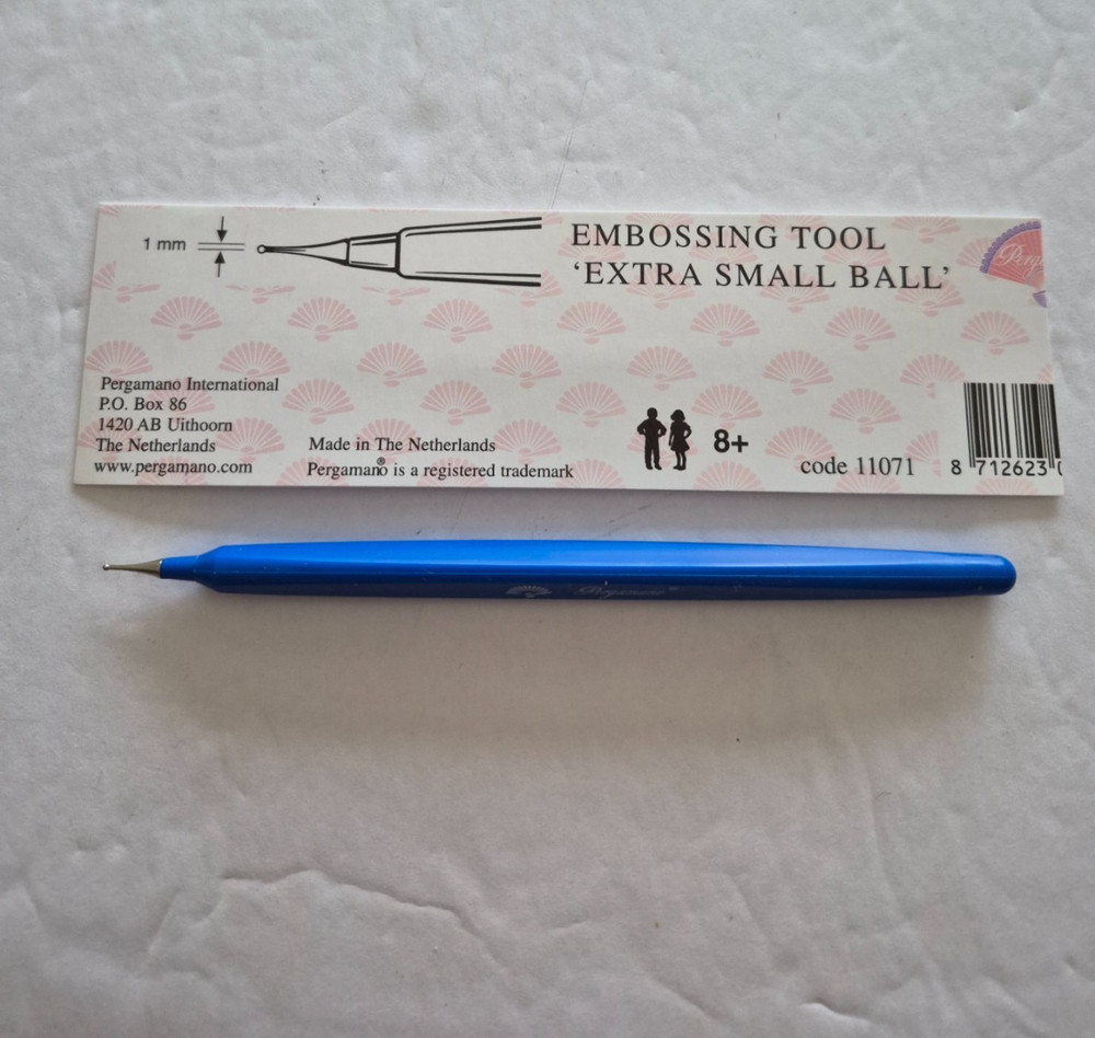 Vintage Pergamano Extra Small Ball 1 mm Embossing Tool 11071