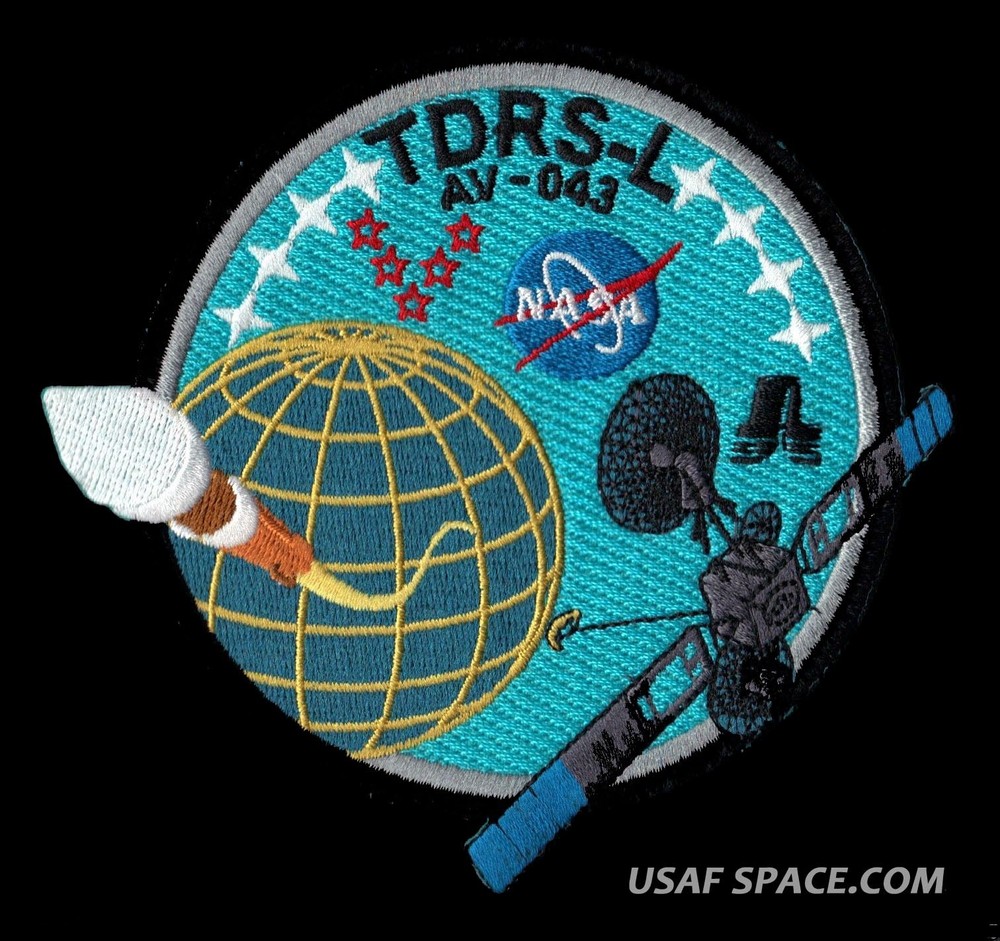 TDRS-L ATLAS V LAUNCH NASA TRACKING & DATA SATELLITE USAF CCAFS SPACE PATCH