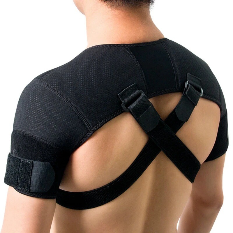 Shoulder Brace Support Torn Rotator Cuff AC Joint Compression Sleeve Pain Relief