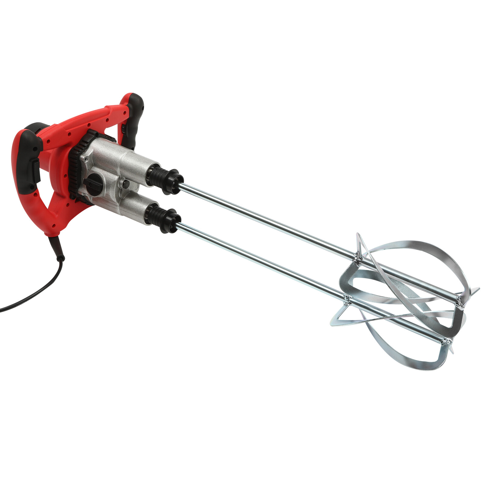 2800W Paint and Mortar Stirrer 2-Gear Concrete Stirrer Hand Mixer 6 Speeds
