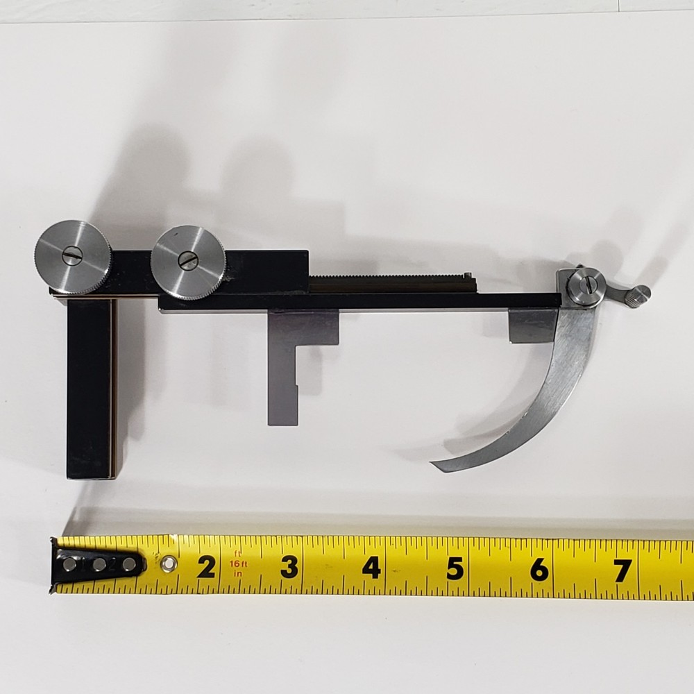 Tested X-Y Mechanical Stage For Microscope Stages Adjustable Knobs Slide Holder