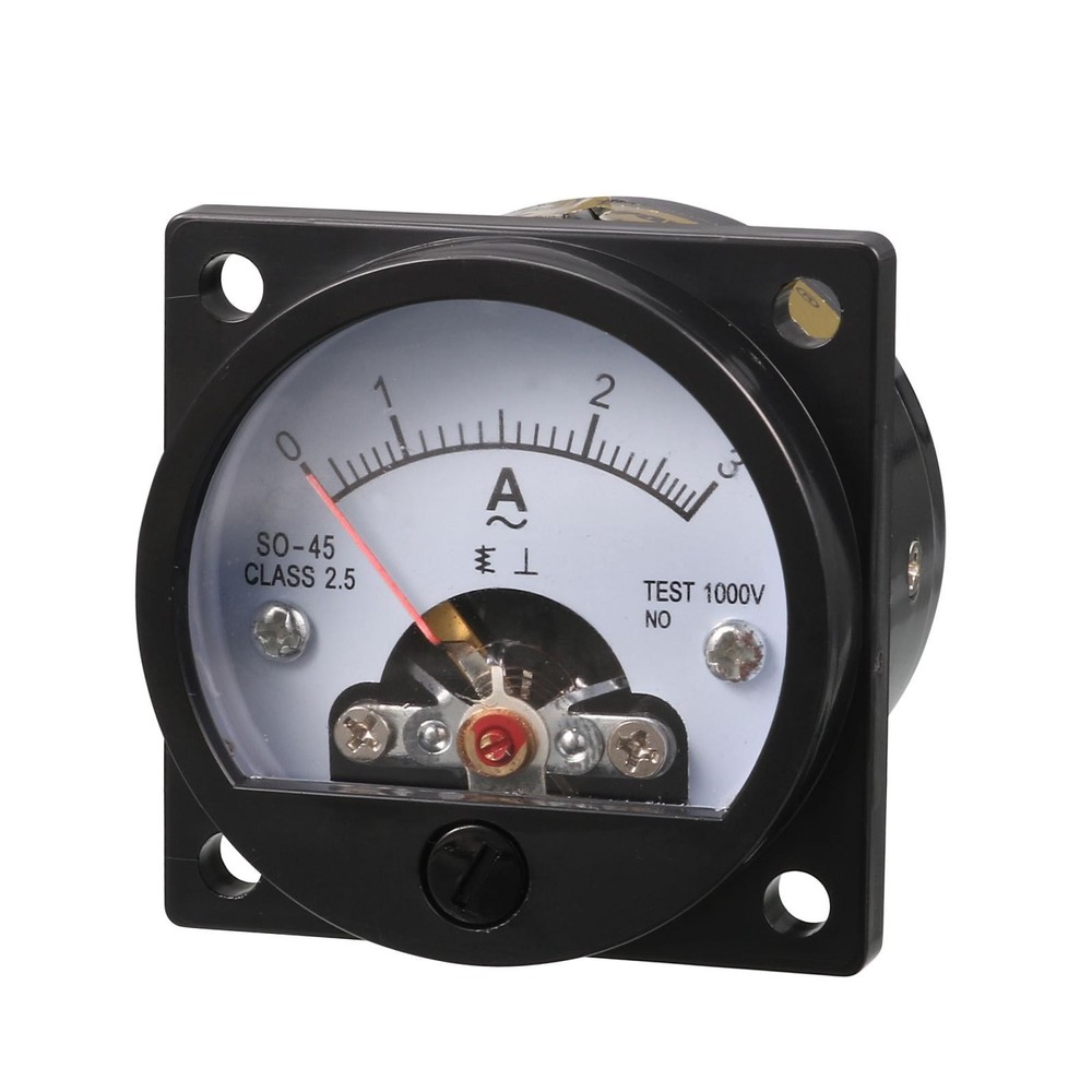 Class 2.5 Accuracy AC 0-3A Round Analog Panel Ampere Meter