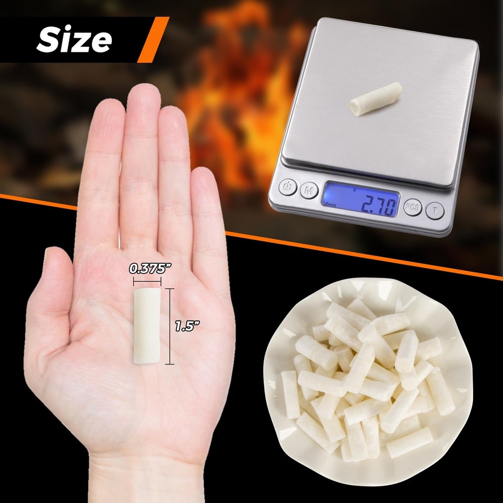 MAQIHAN Fire Starter - 25PACK Fire Plugs Fire Starter Survival Tool, Fire