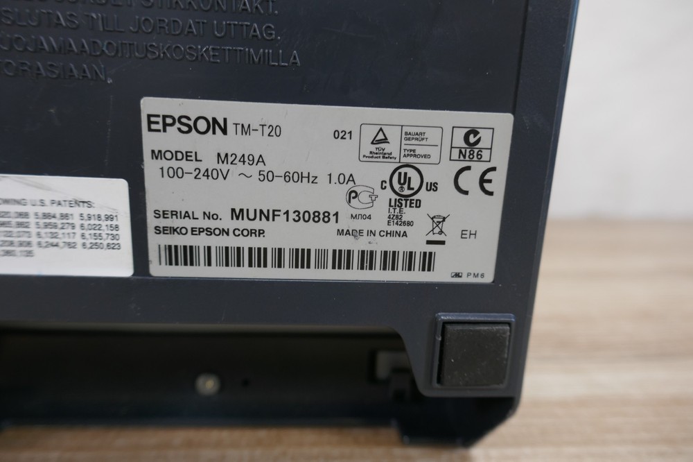 Epson TM-T20 Thermal Receipt Printer Model: M249A | USB