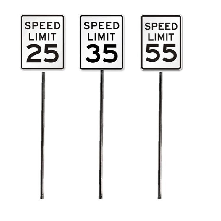 N Scale - Speed Limit - Choose MPH - 2 Pack