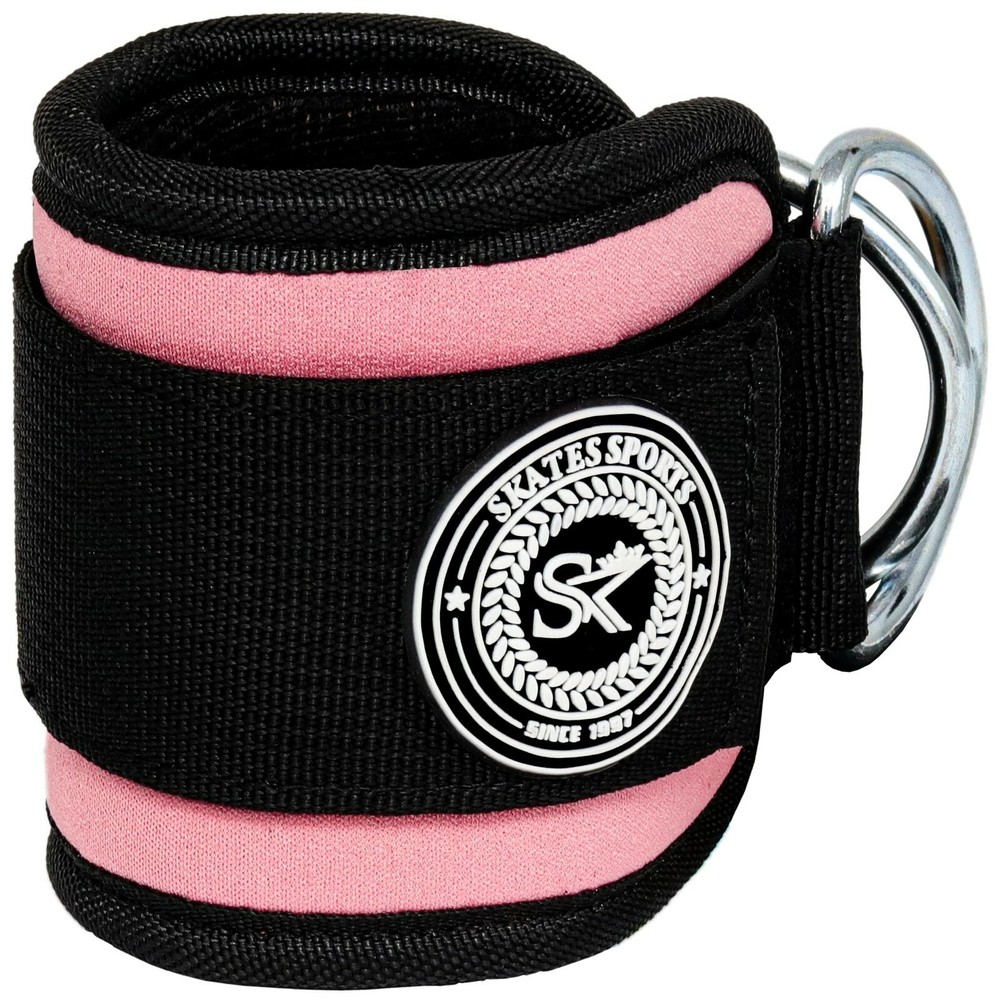 Ankle Straps for Cable Machine Gym Attachment Leg Exercise Weight Lifting D Ring