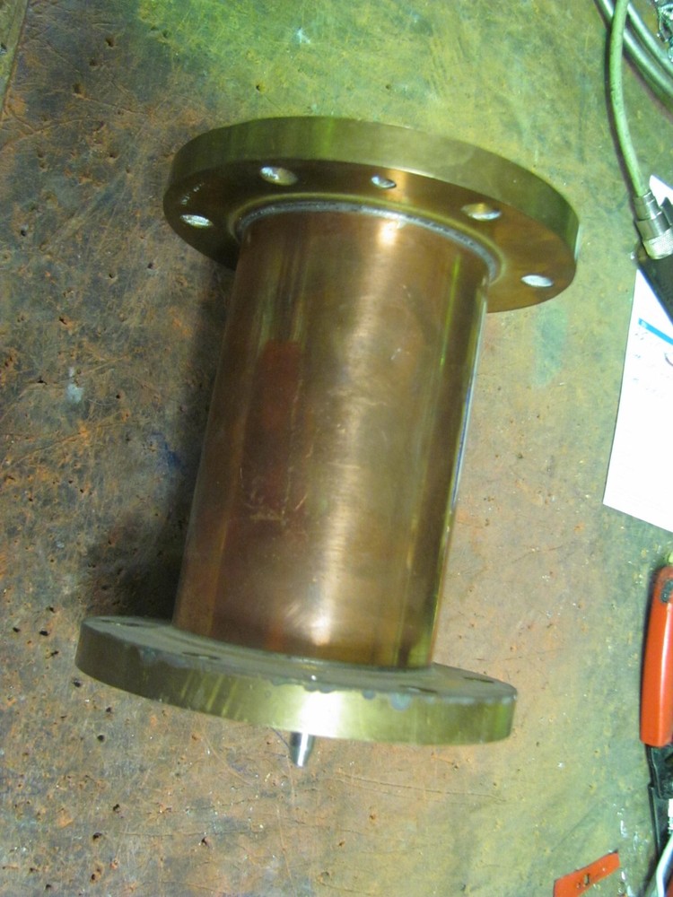 BRASS AND COPPER 3 1/8 6 INCHES EXTENSION