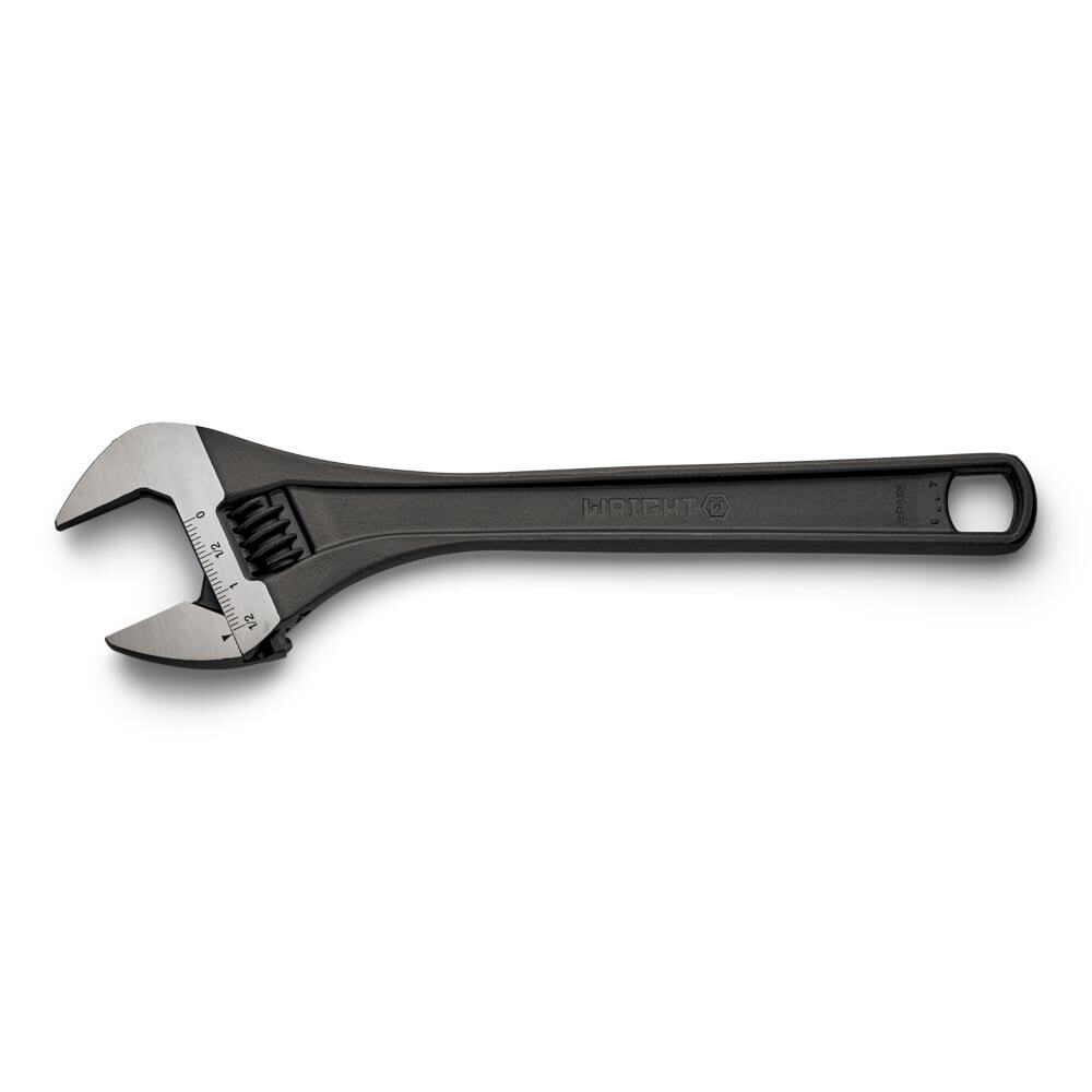4"-24  Adjustable Wrench Black Industrial Finish-Wright Tools