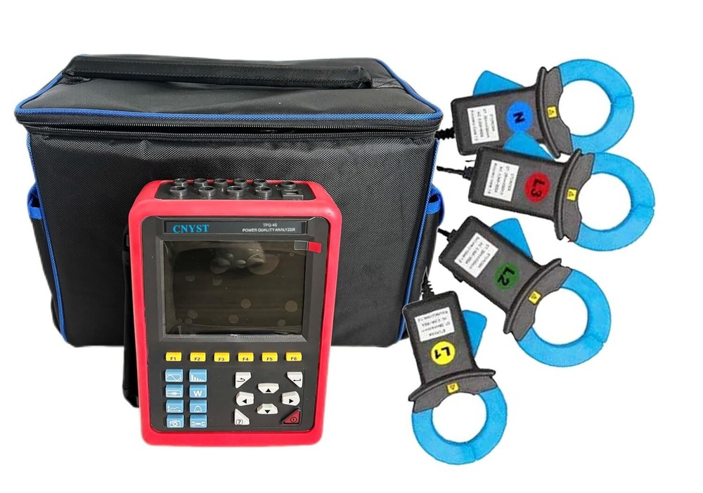 Three-Phase Power Quality Logger Analyzer Record Power Parameters Waveform