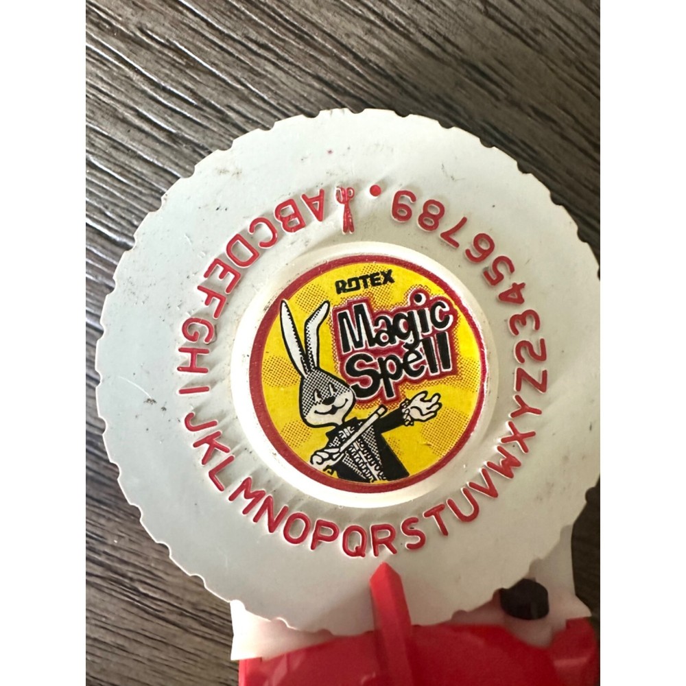 Vintage Rotex Magic Spell Label Maker