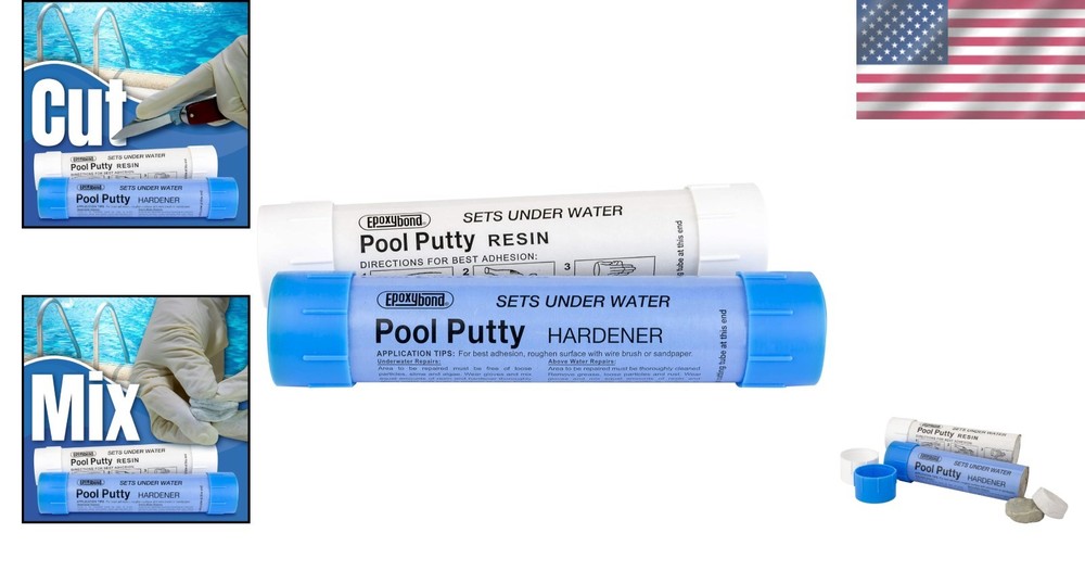 Ultimate Pool Repair Solution - Waterproof Putty for Instant Leak Fixes, 14 Oz