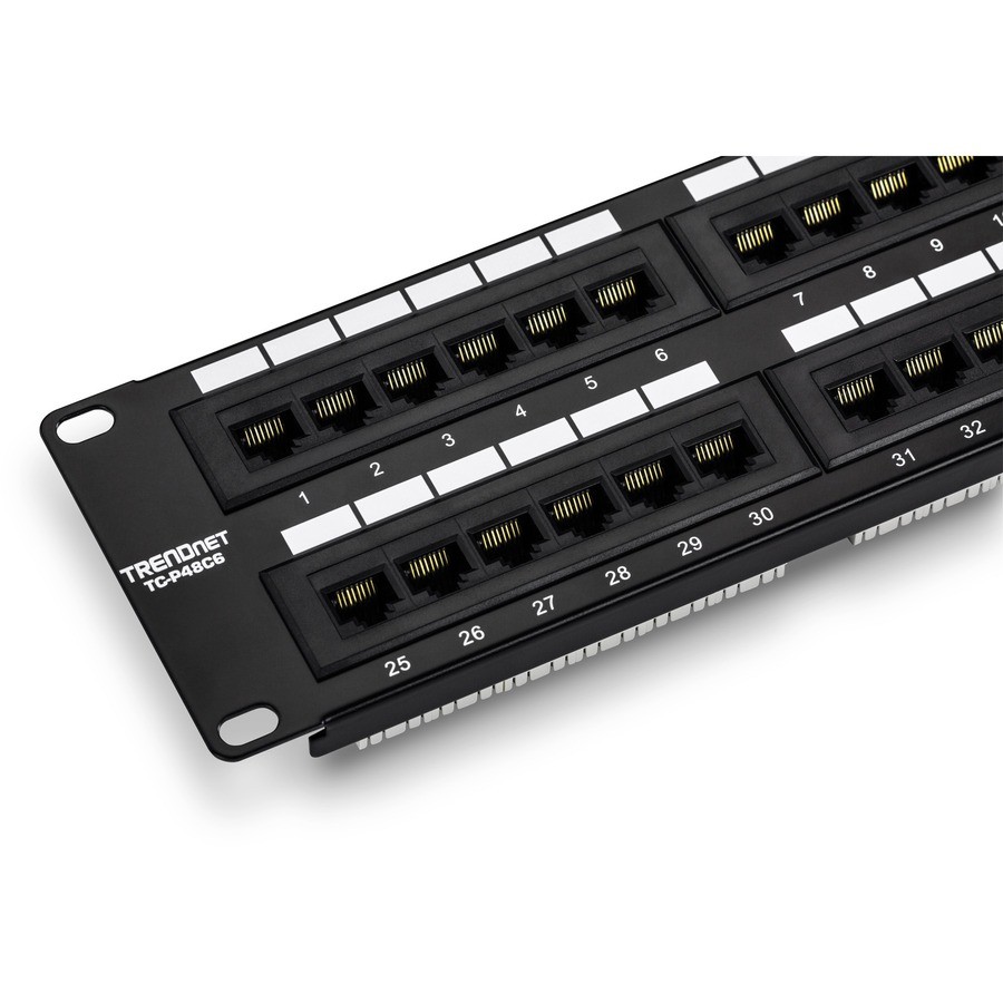 TRENDnet 48-Port Cat6 Unshielded Patch Panel (tcp48c6)