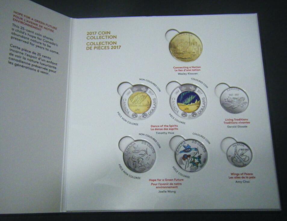 2017 Canada 150th Anniversary Coin Set Empty Collector Card Holder Folder