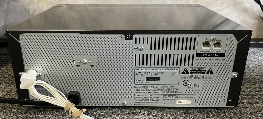 Sony CMT-MX500, Nice, but Doesn’t Work Perfectly