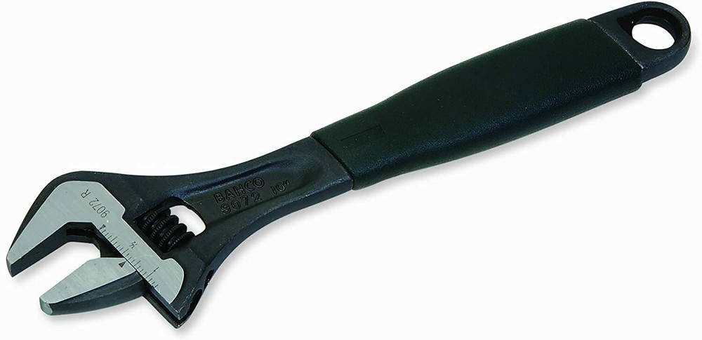 Ergo Adjustable Wrenches, Black Phosphate Finish, Bahco