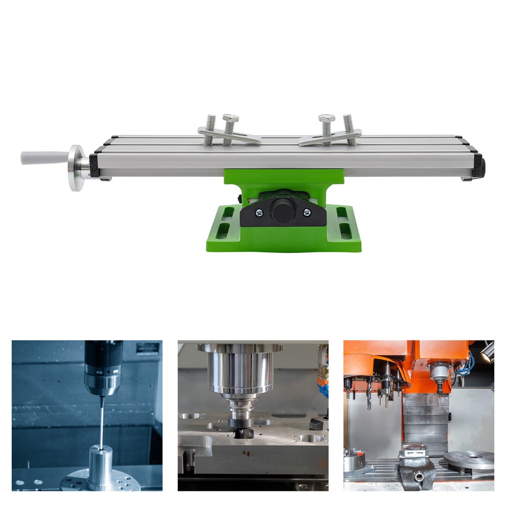 Mini Bench Drill Table with Adjustable Dovetail Aluminum Alloy Structure