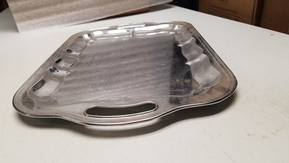 Irwinware Rectangular Silver Platter (M)