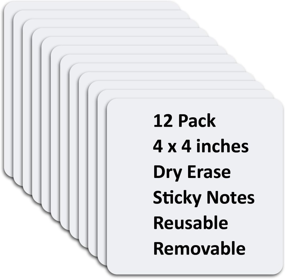 Multi-Use Dry Erase Stiy Notes, Reble Labels Stiers for Wall