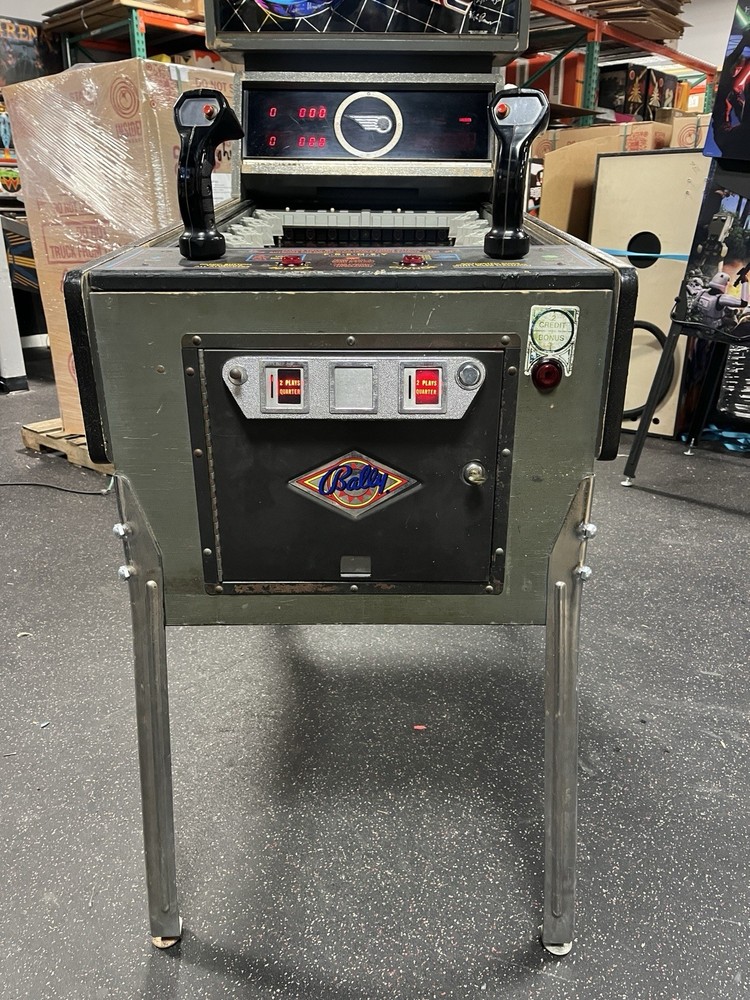 1982 RAPID FIRE ARCADE MACHINE PROF TECHS PLAYS GREAT