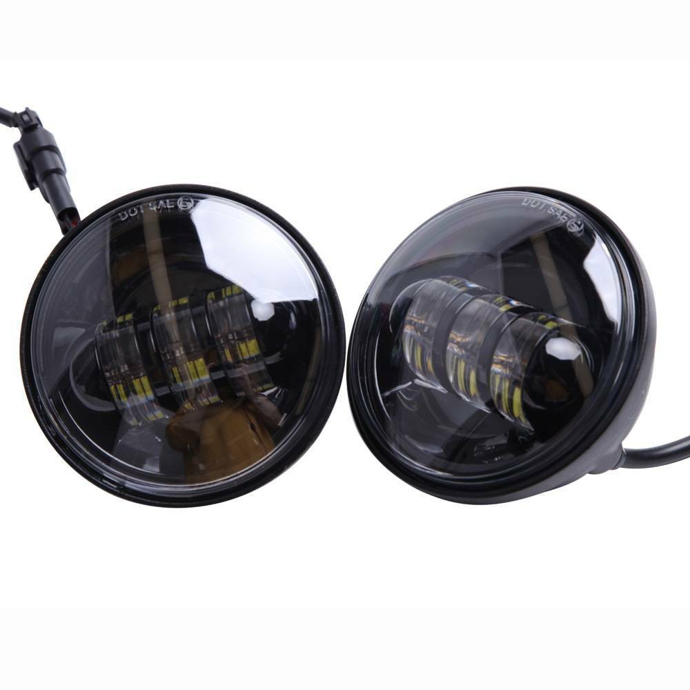 For Harley Electra Glide Classic 7" LED Headlight +4.5" Fog Passing Lights