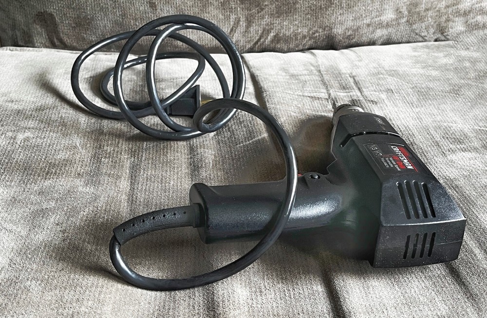 Sears Craftsman 3/8" Drill Corded Variable Speed Reversible,Model 315.101400+Bit