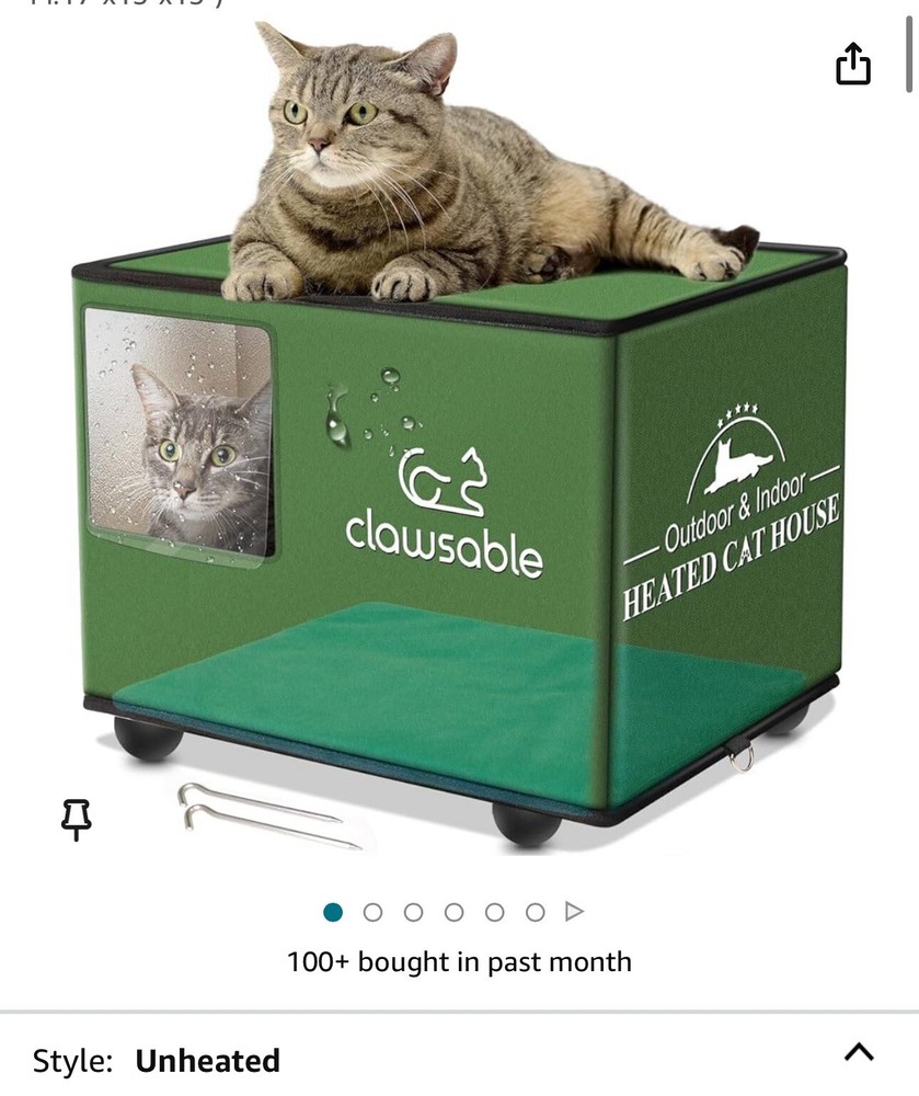 clawsable Waterproof cat house