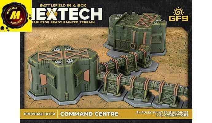 Dropbase Delta Command Centre (x8) -#HEXT22 - Battletech