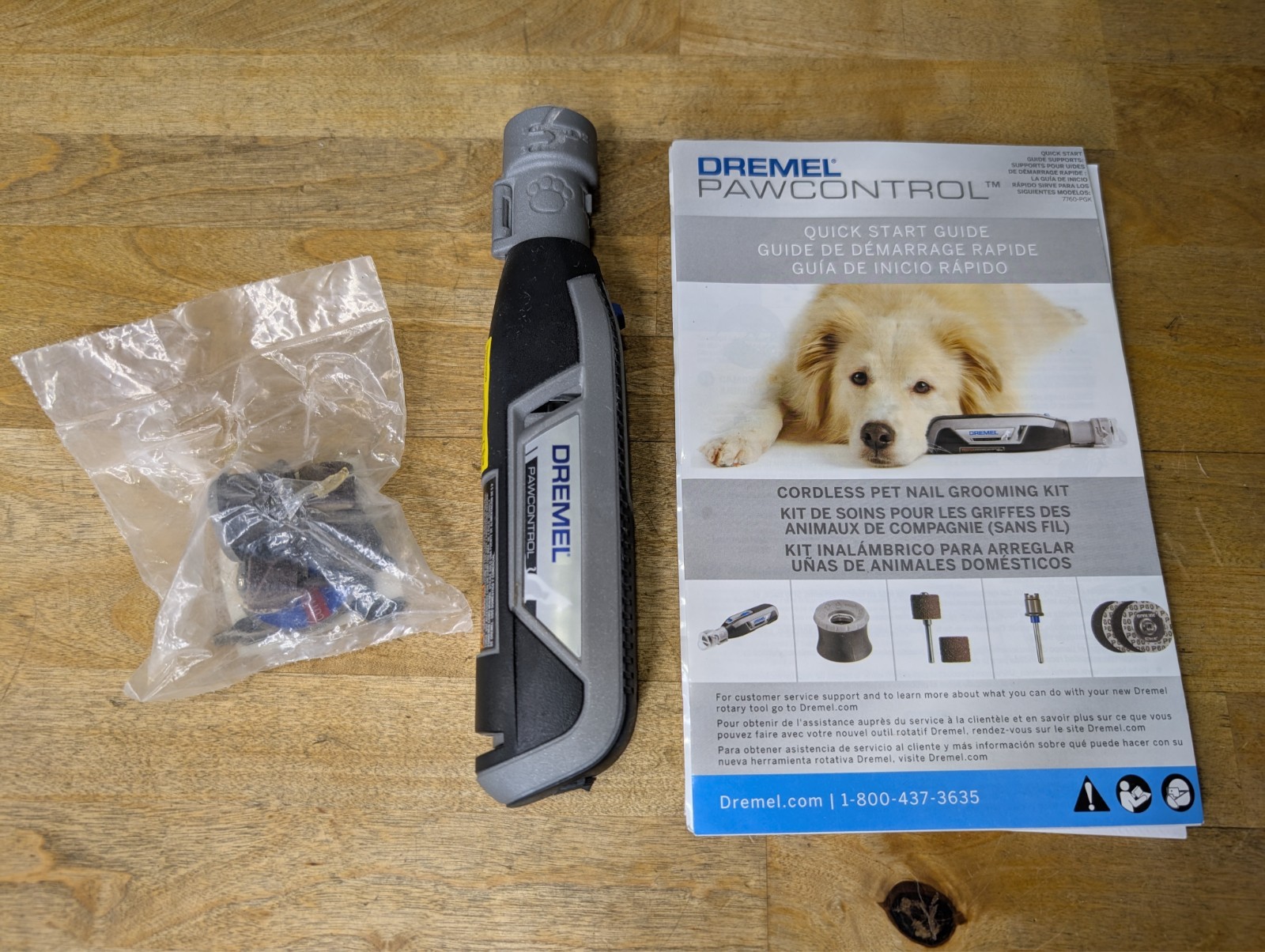 Dremel Paw control 7760-PGK Pet Grooming Cordless Dremel Kit