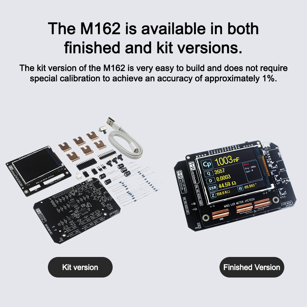 M162 High Precision LCR Meter DIY LCD Inductance Resistance Capacitance Tester