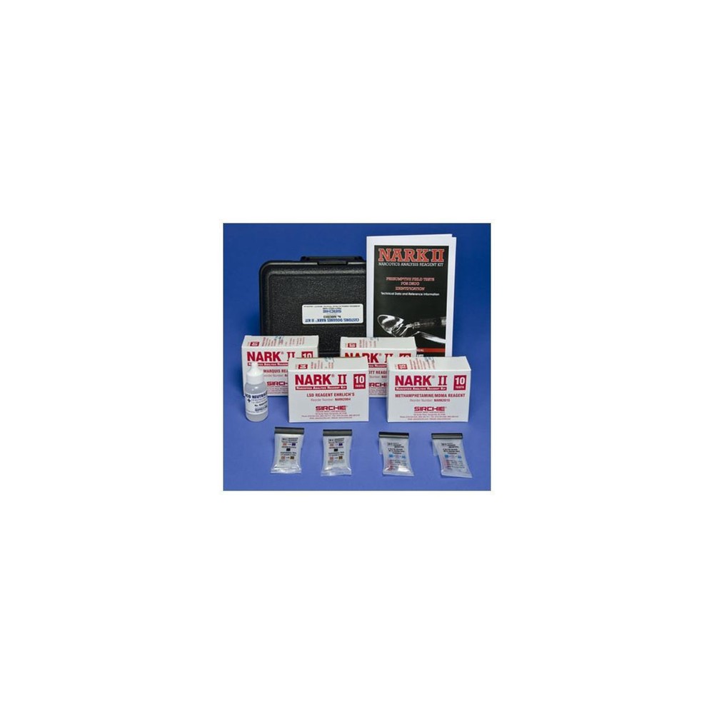 Sirchie NARK II Customs/Douanes Kit, 50 Tests Plus Neutralizer #NARK200CD