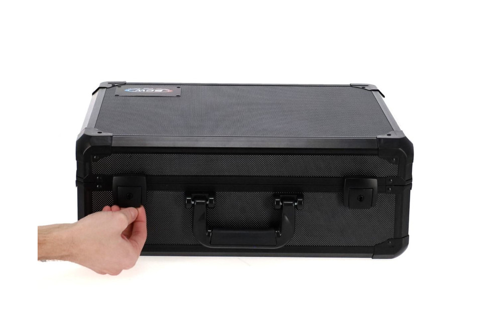 Graded Latching Case - Cards - 4 Rows BCW 180 Slab Locking Case