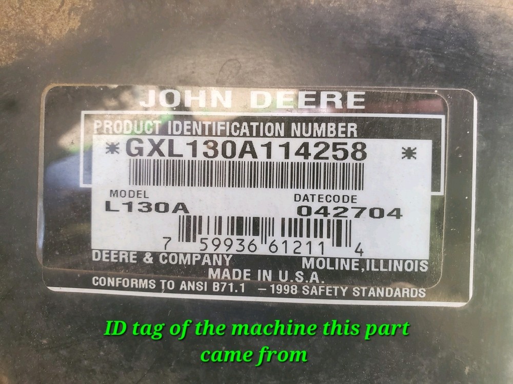 OEM John Deere Engine Blots L130 Series Part# GC00331