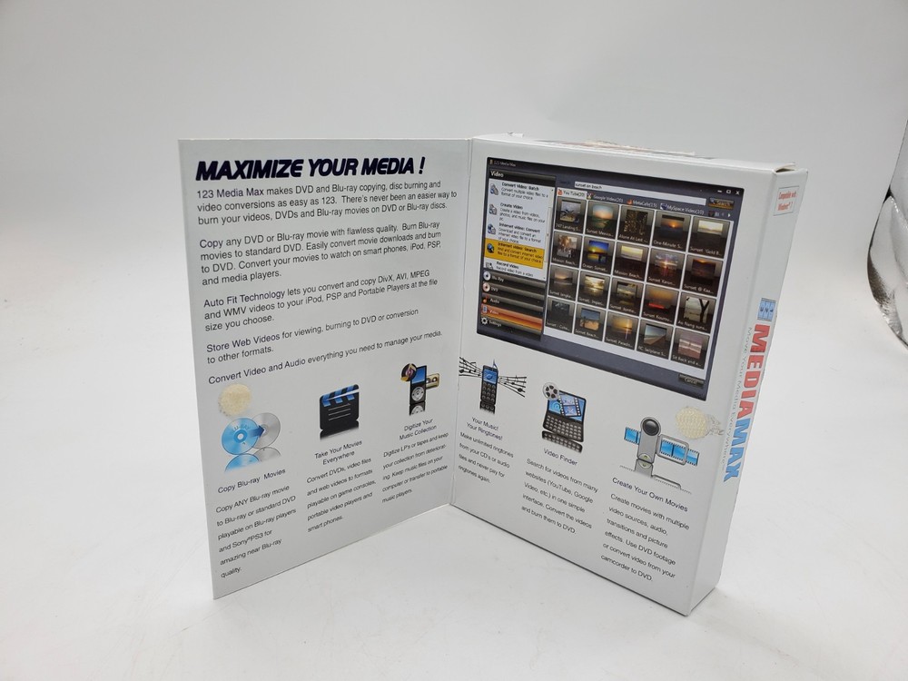 Bling 123 MediaMax DVD Backup Software - RARE