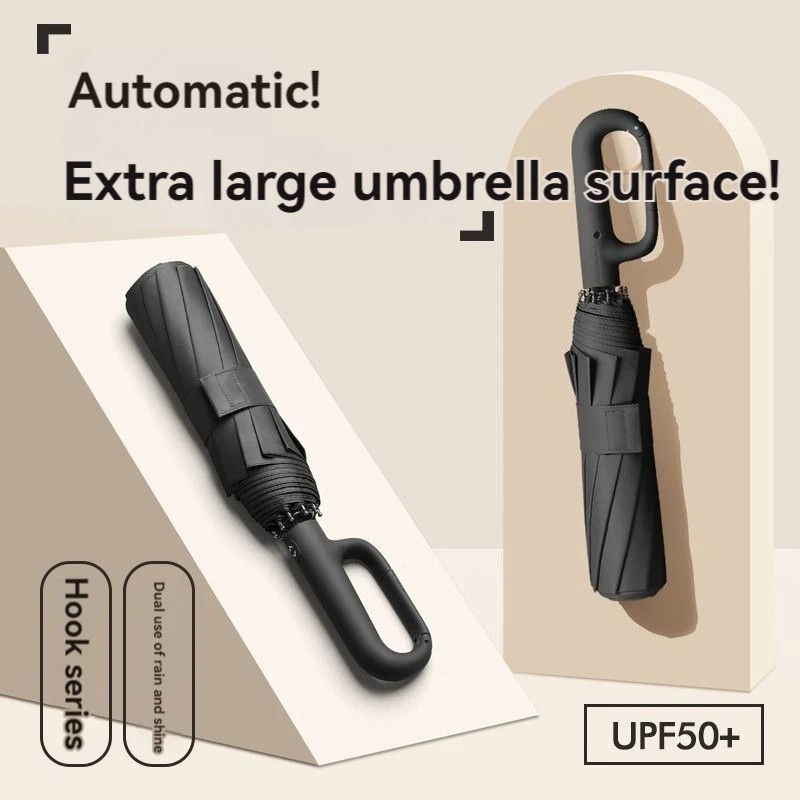 Umbrella windproof folding automatic compact anti-uv auto sun/rain for men.