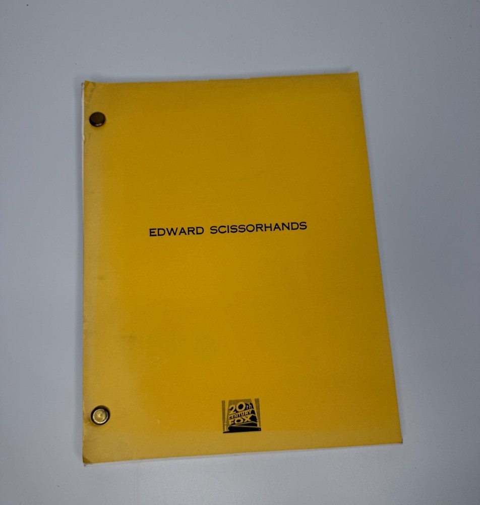 Edward Scissorhands (1990) Original Screenplay Script – Revised First Draft