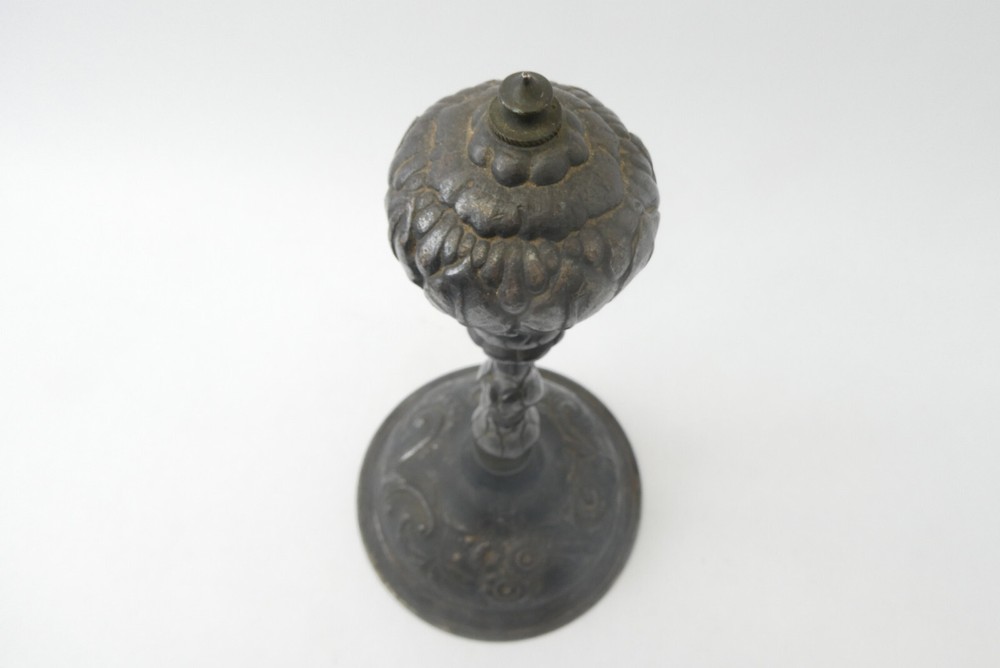 Unusual Victorian Silverplate Decorative Non-Magnetic Designer Item Spherical