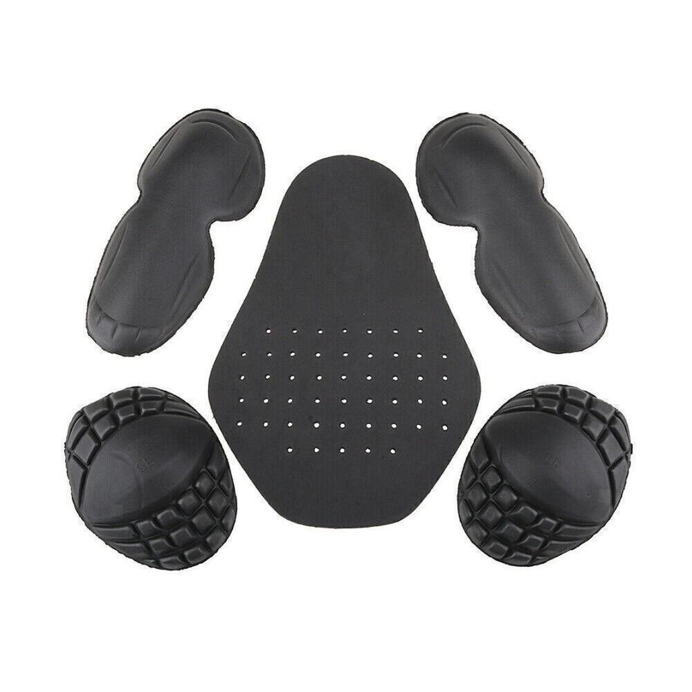 Motorcycle Jacket Lining Protectors Pads Shoulder Elbow Back Armor Guard 5pcs