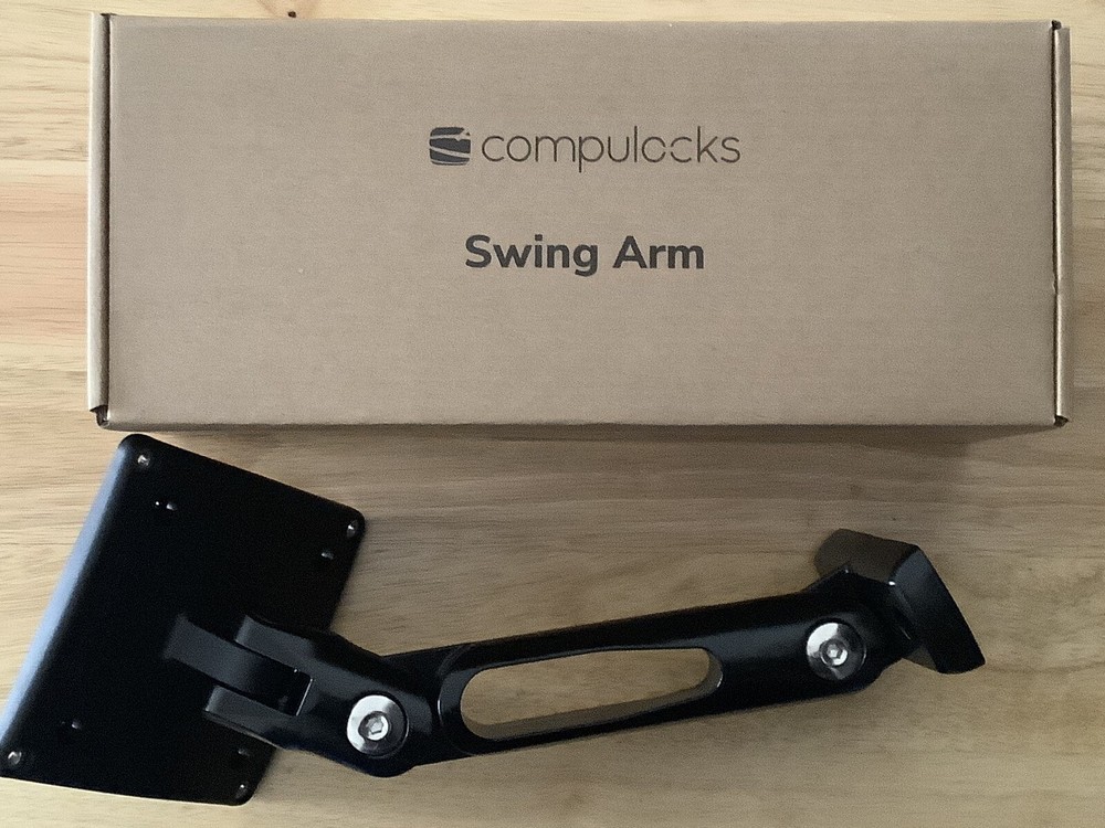 Compulocks Swing Arm VESA Mount Security Arm for Tablets - Black - 827B