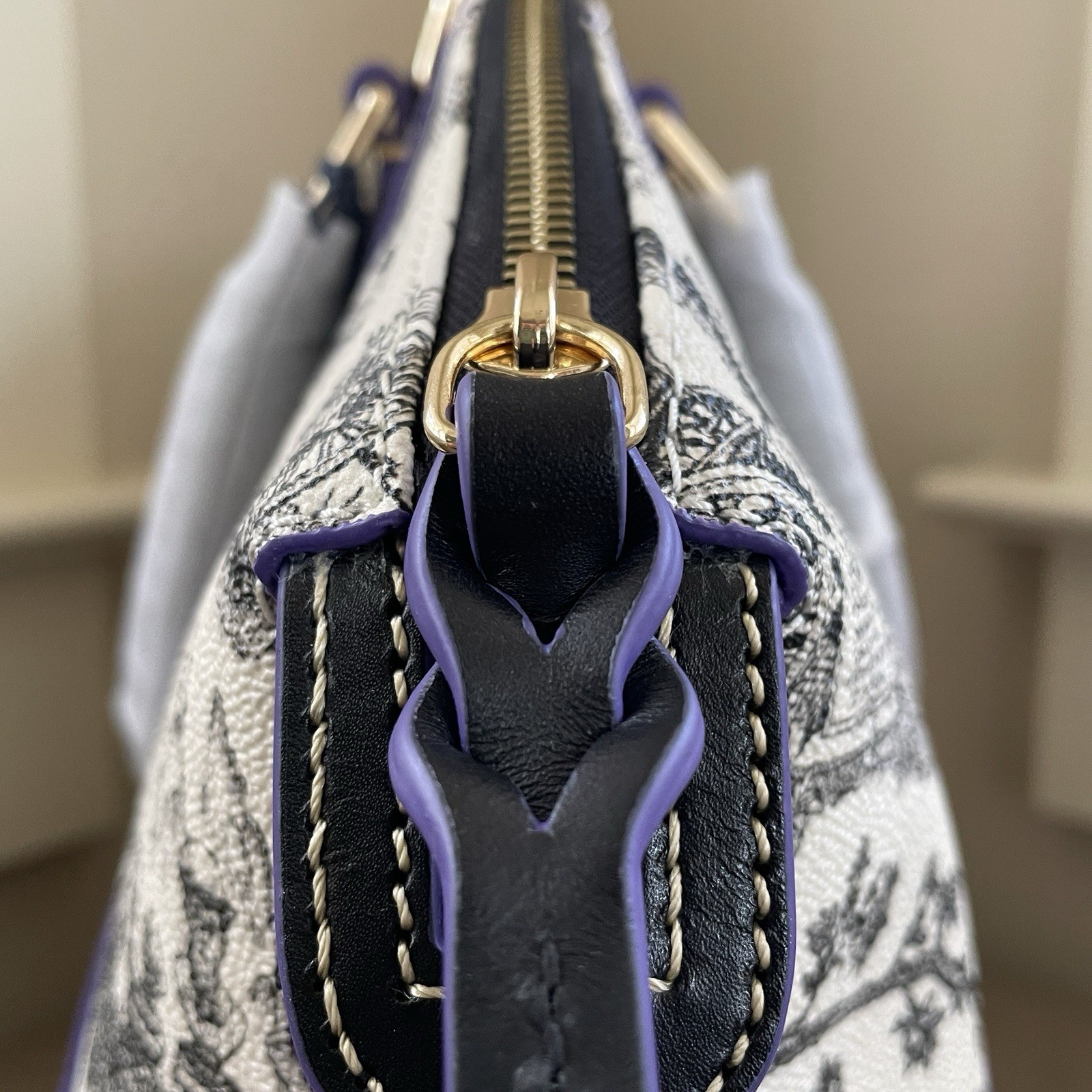 Dooney & Bourke Disney 2025 Haunted Mansion Toile Satchel Bag - NWT