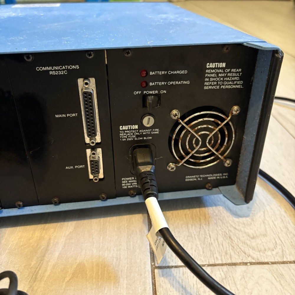 Dranetz 658 Power Quality Analyzer With Probes Cases Floppy Disc