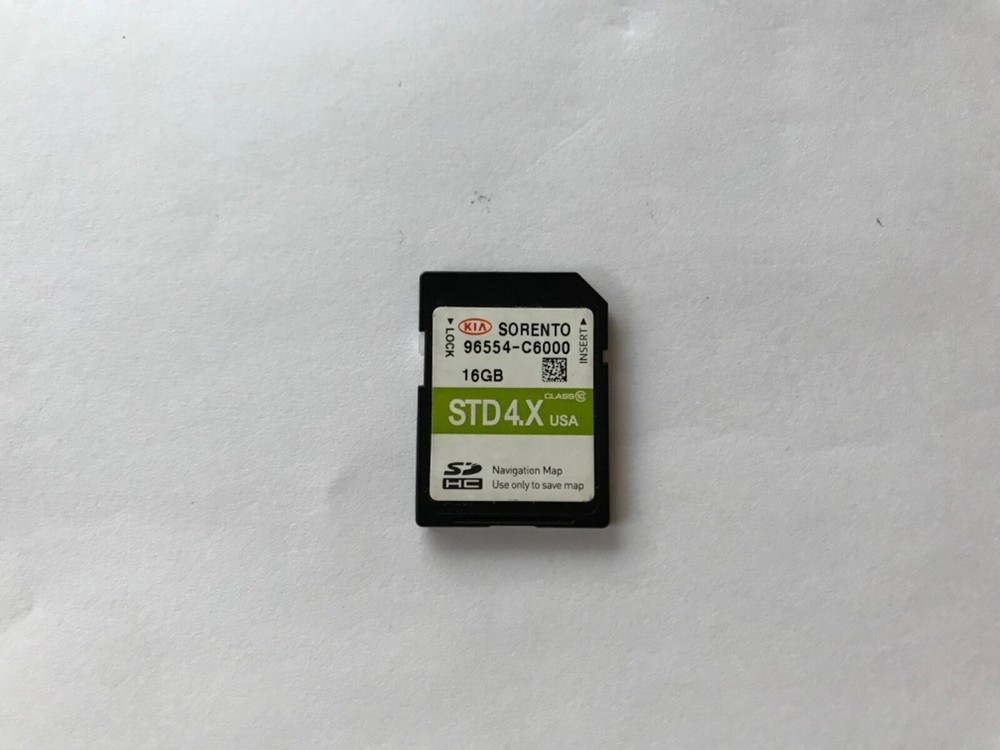 2015 2016 2017 Sorento Navigation SD CARD MAP MEMORY DATA Part 96554-C6000