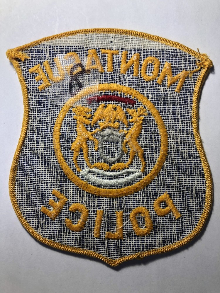 Montague Michigan Police Patch