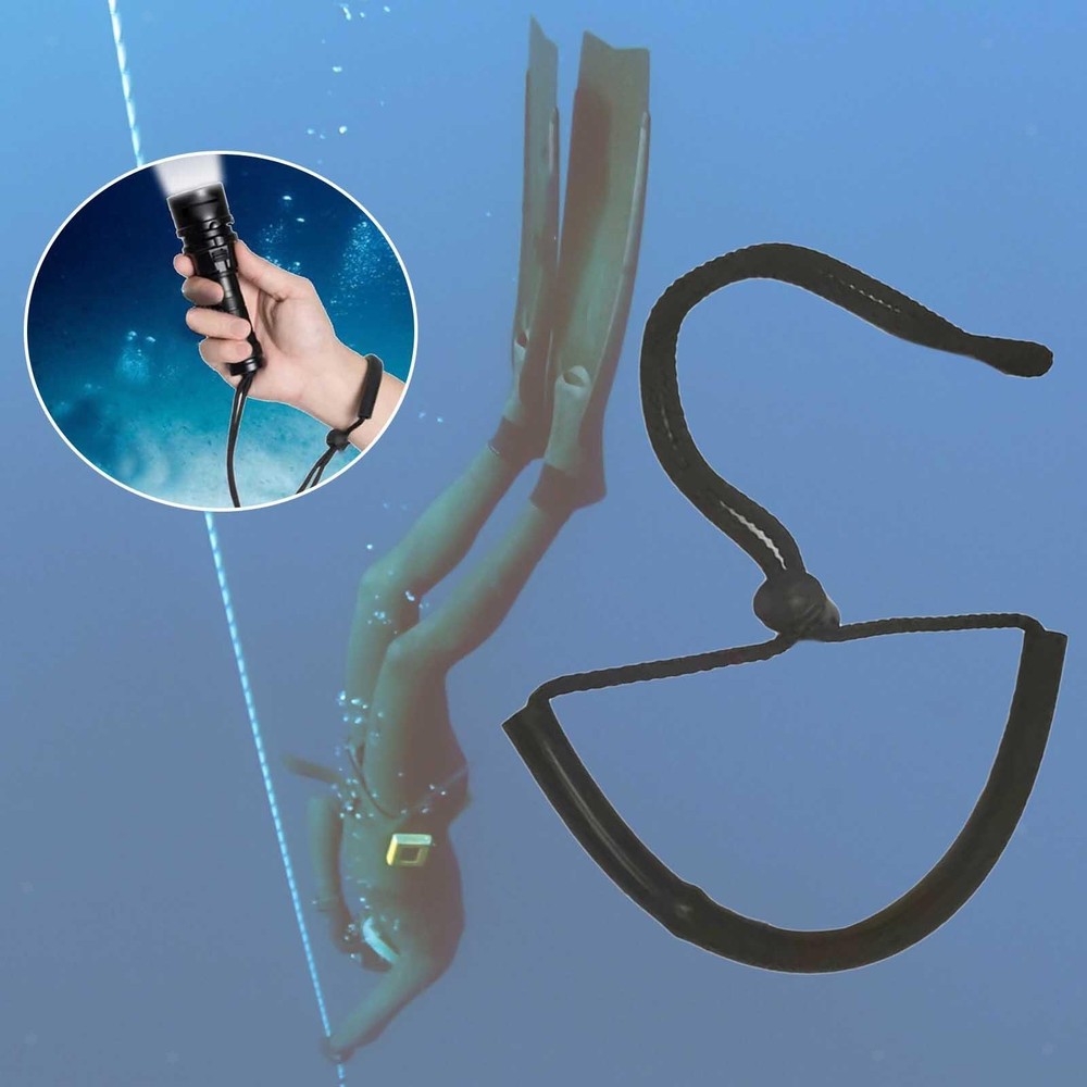 Scuba Diving Torch Wrist Strap Snorkeling Flashlight Lanyard Dive Strap Hand
