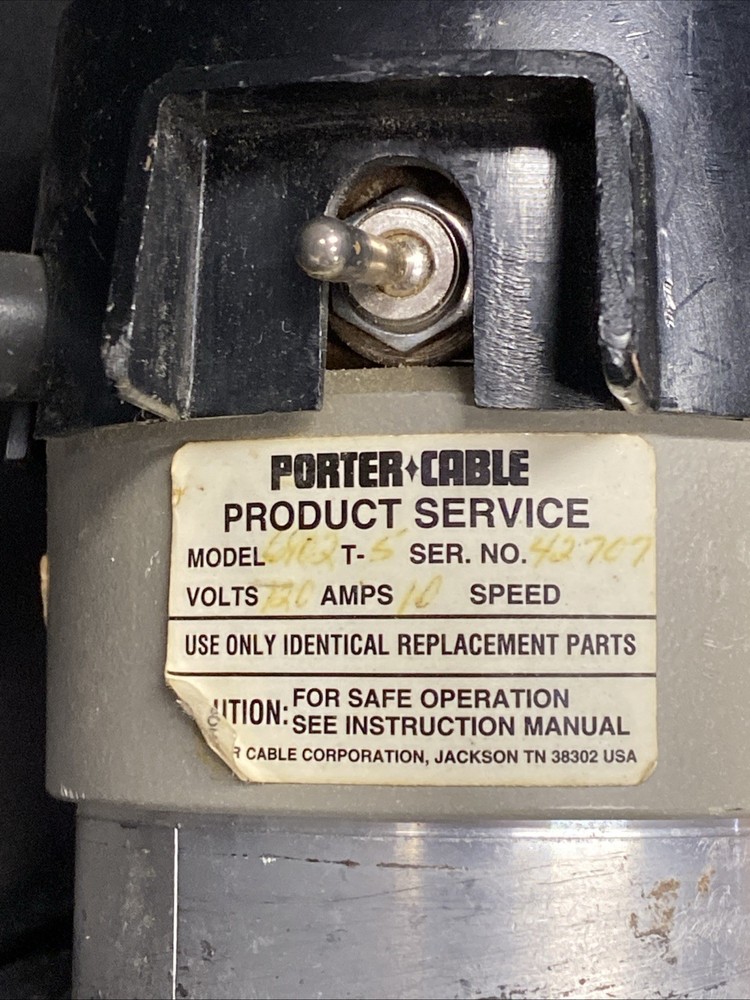 Porter Cable Model 6902 type 5 Router Without Base Motor Only Y9