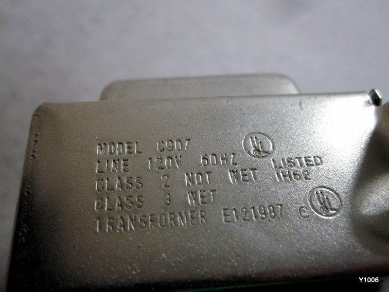 C907 Doorbell Transformer 120V