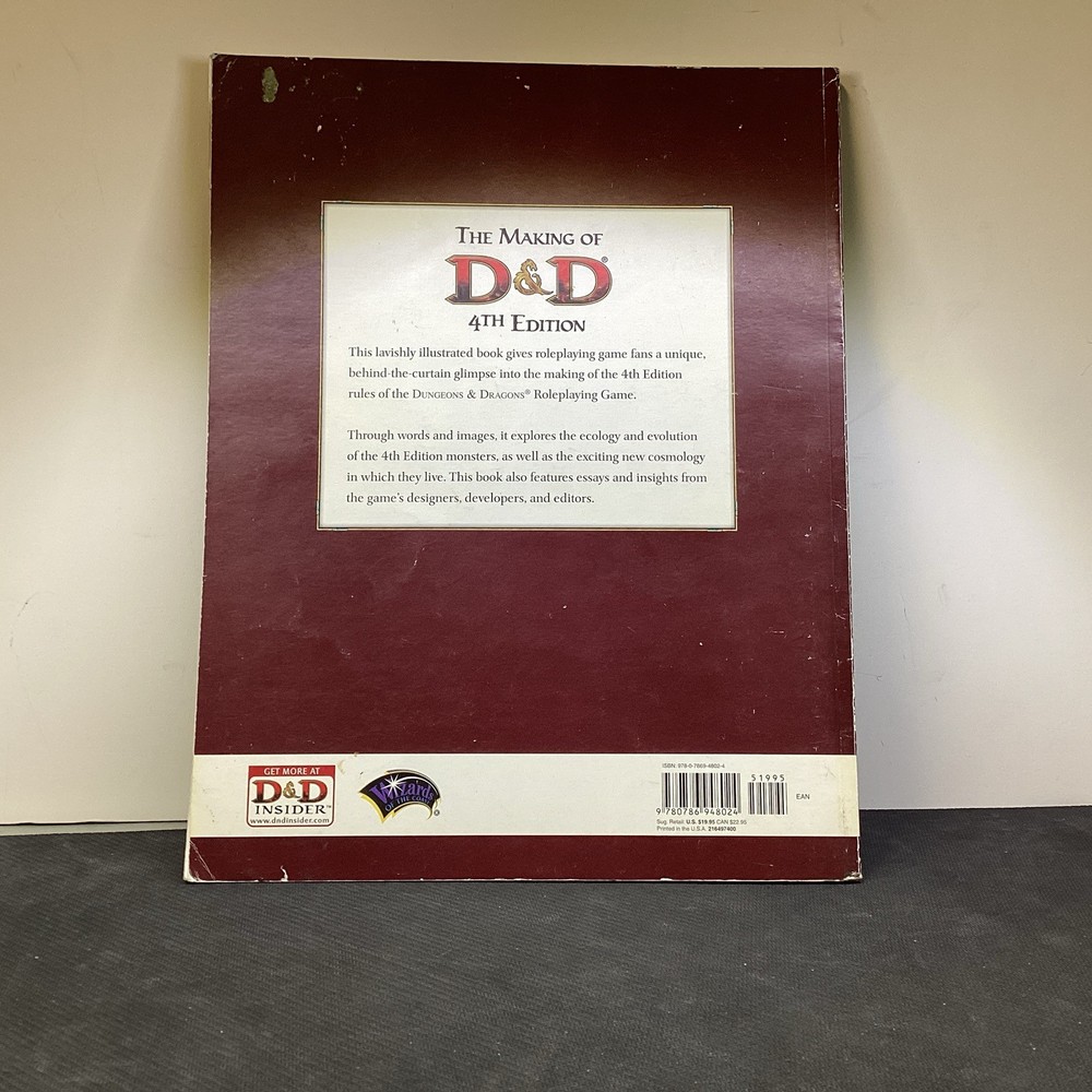 Dungeons & Dragons Worlds and Monsters 4th Edition Sourcebook MS121430
