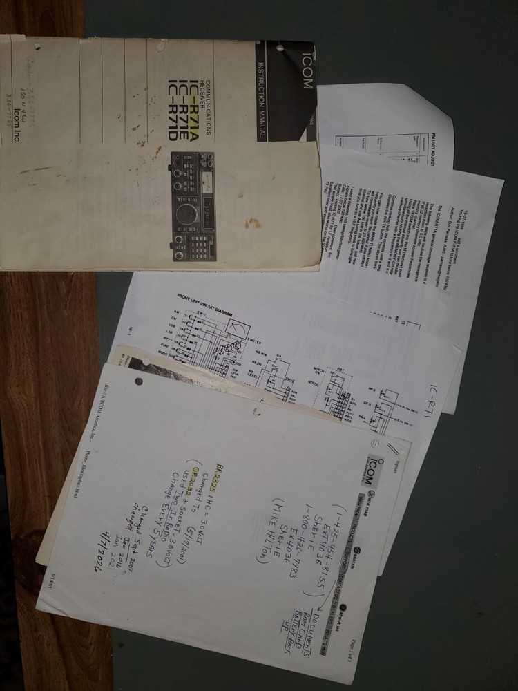 Icom IC-R71A Shortwave/Ham Receiver