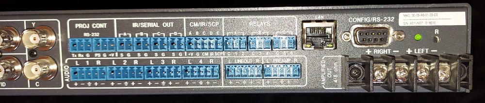Extron System 5 IP FPC SA - 5 Input A/V Switcher