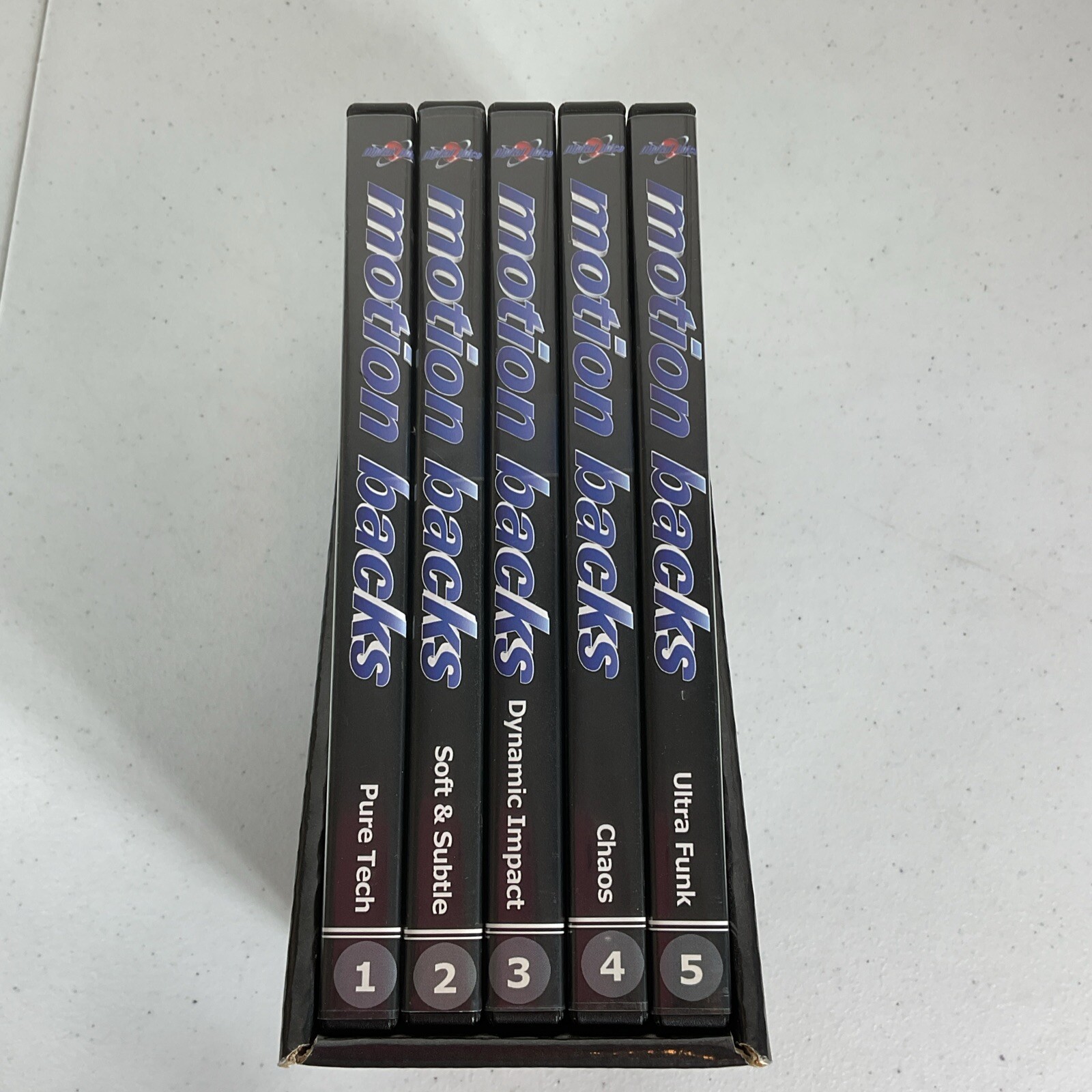 MotionBacks 1 2 3 4 5 by Digital Juice - Pure Tech Set of 5 DVDs Boxed Set